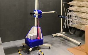 Automatic antenna mast for EMC testing and measurement setups